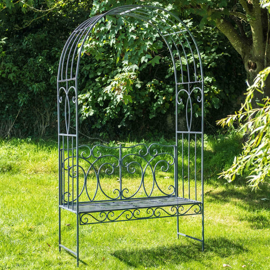 Heritage Bench Arbour by Ascalon - Mouse & Manor