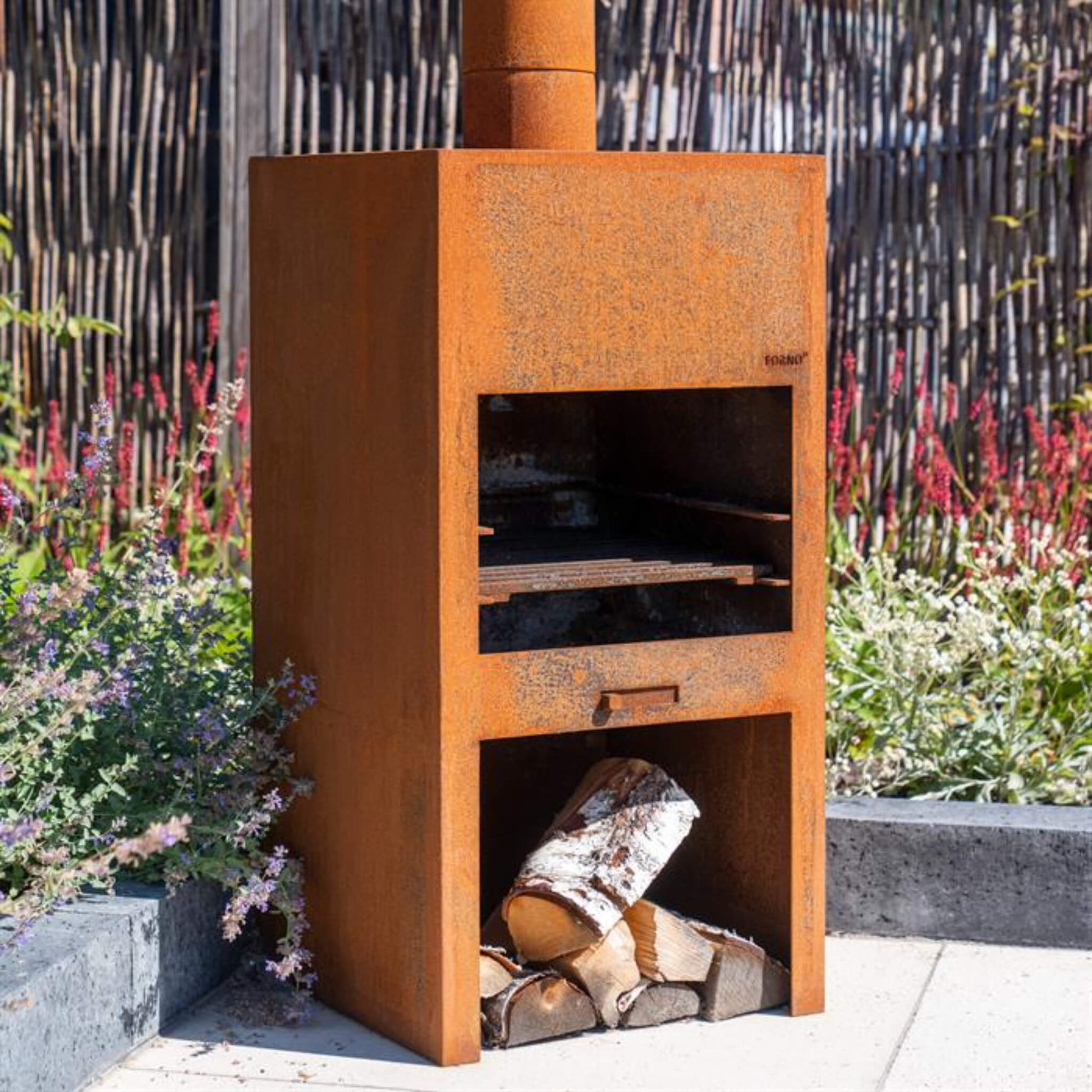 Adezz Forno STIG Corten Steel Outdoor Fireplace - Mouse & Manor