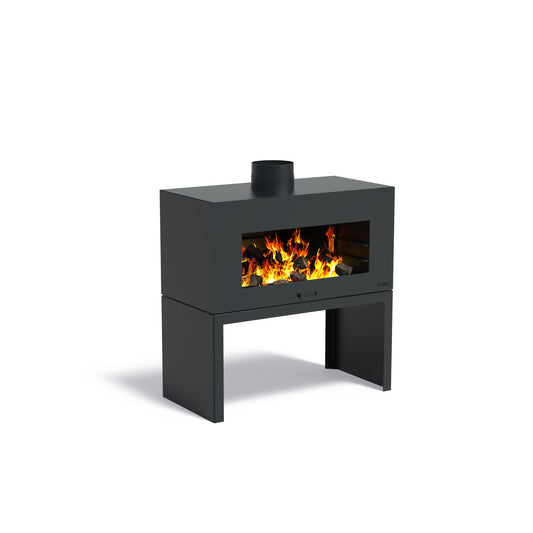 Adezz Forno ENOK Coated Steel Outdoor Fireplace - Mouse & Manor
