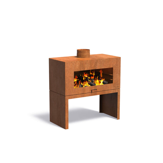 Adezz Forno ENOK Corten Steel Outdoor Fireplace - Mouse & Manor