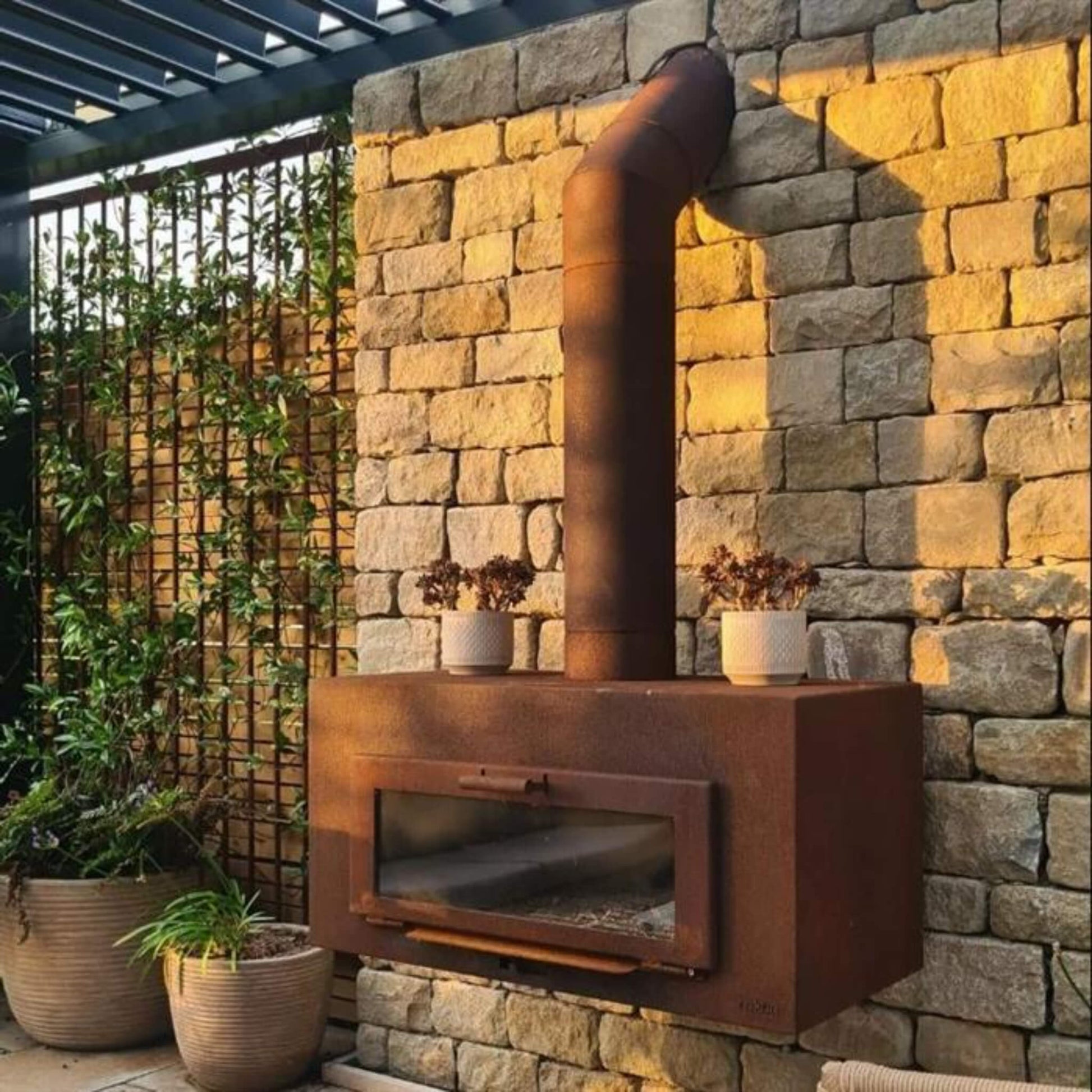 Adezz Forno ENOK Corten Steel Outdoor Fireplace – Mouse & Manor