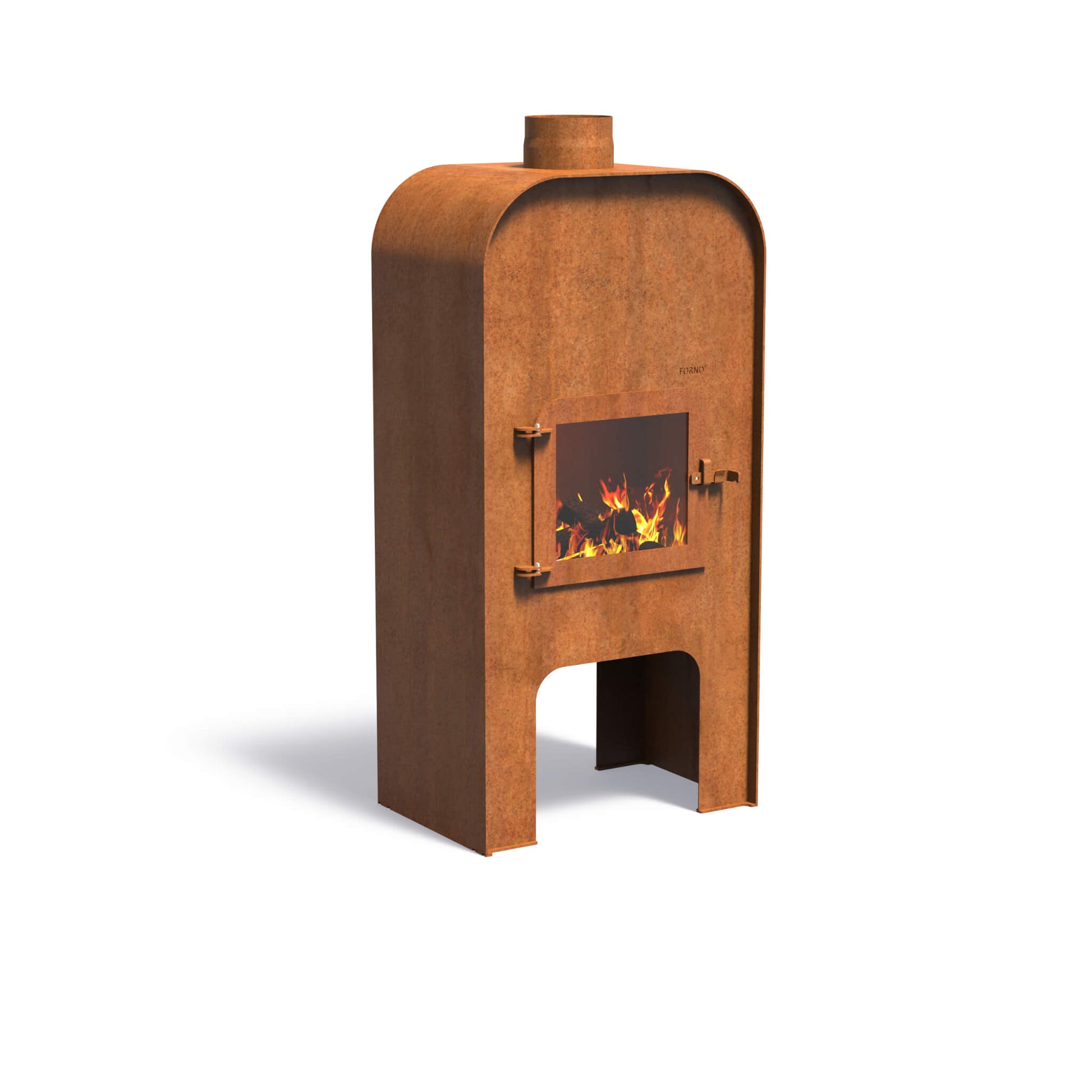 Adezz Forno GAP Corten Steel Outdoor Fireplace & Pizza Oven - Mouse & Manor