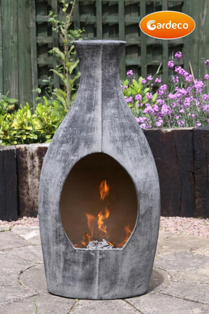 Botella Mexican Clay Chiminea by Gardeco - Mouse & Manor