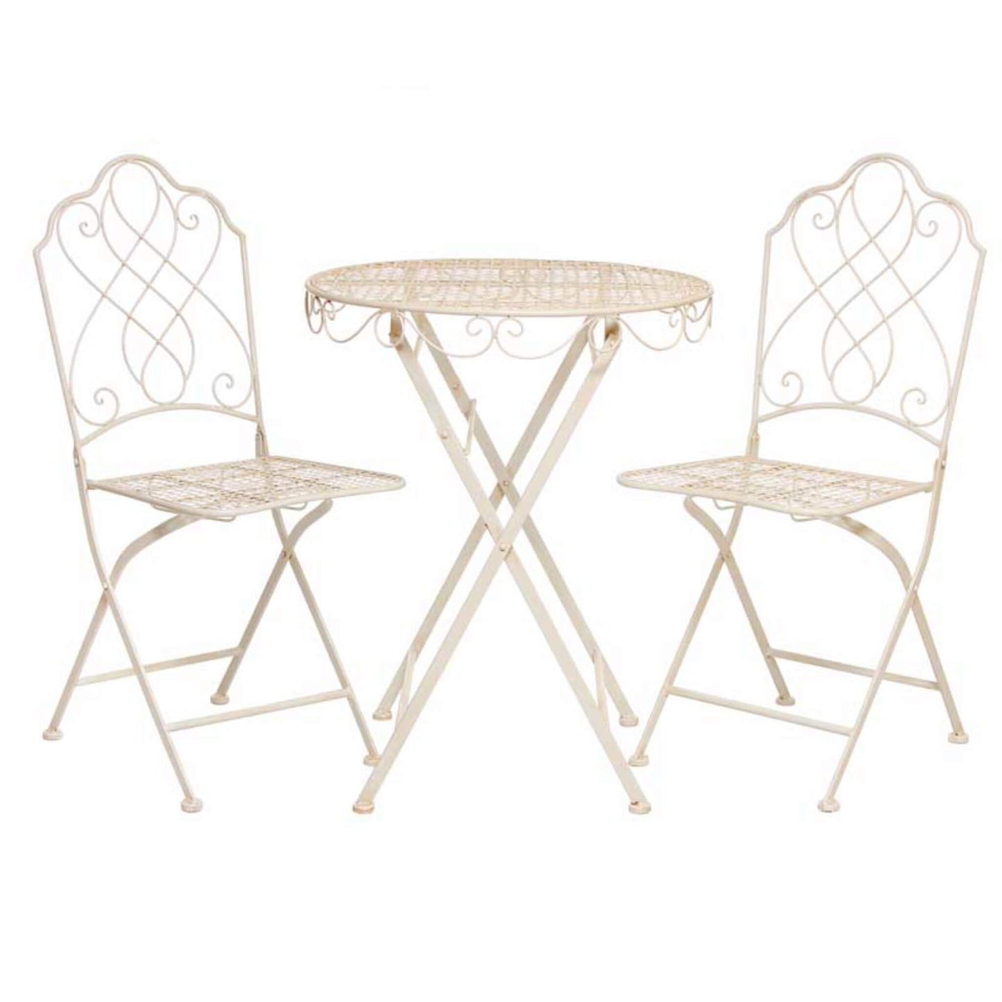 Avalon 3 Piece Cream Bistro Set by Ascalon - Mouse & Manor