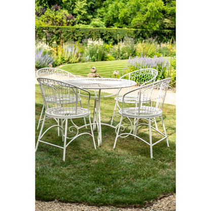 Blaisdon Cream 5 Piece Bistro Set by Ascalon - Mouse & Manor