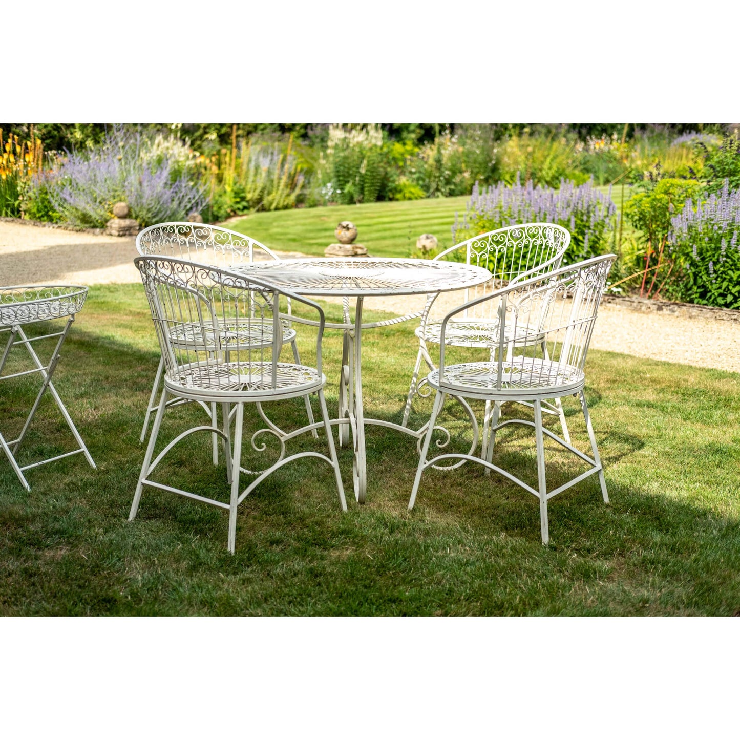 Blaisdon Cream 5 Piece Bistro Set by Ascalon - Mouse & Manor