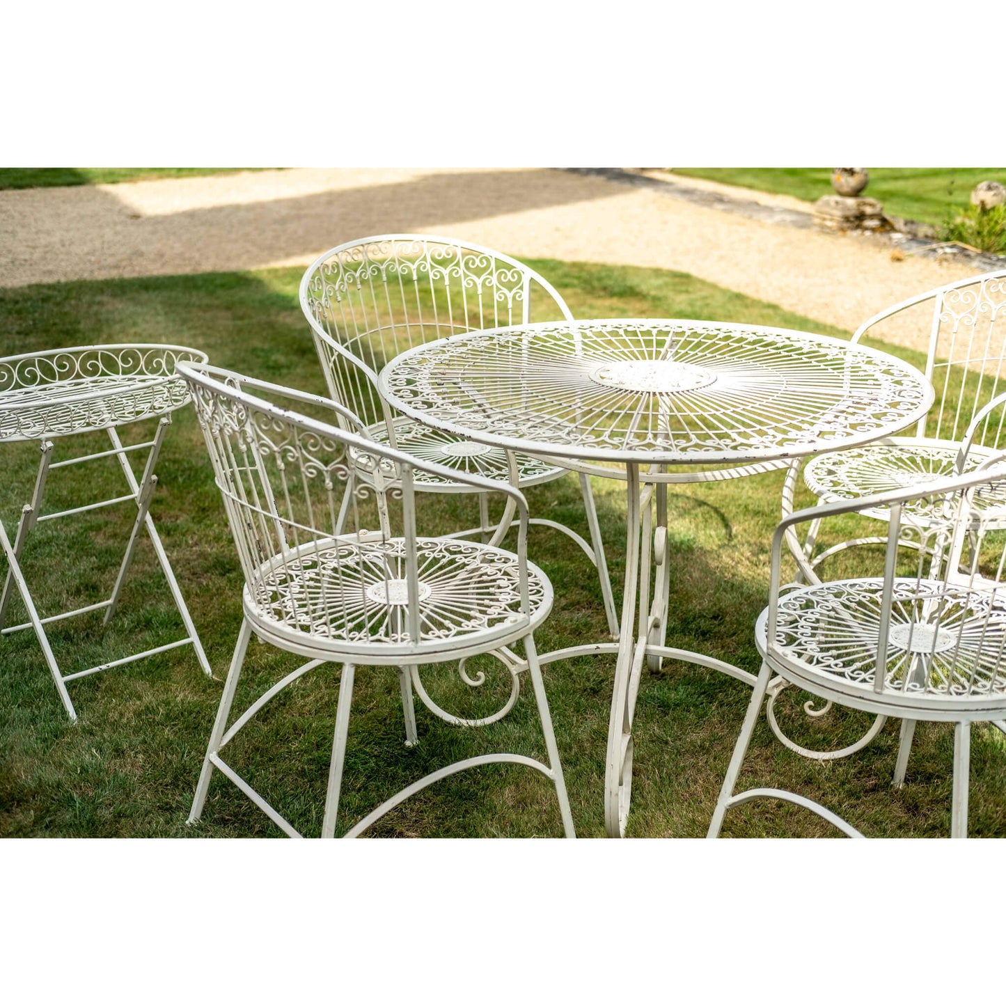 Blaisdon Cream 5 Piece Bistro Set by Ascalon - Mouse & Manor