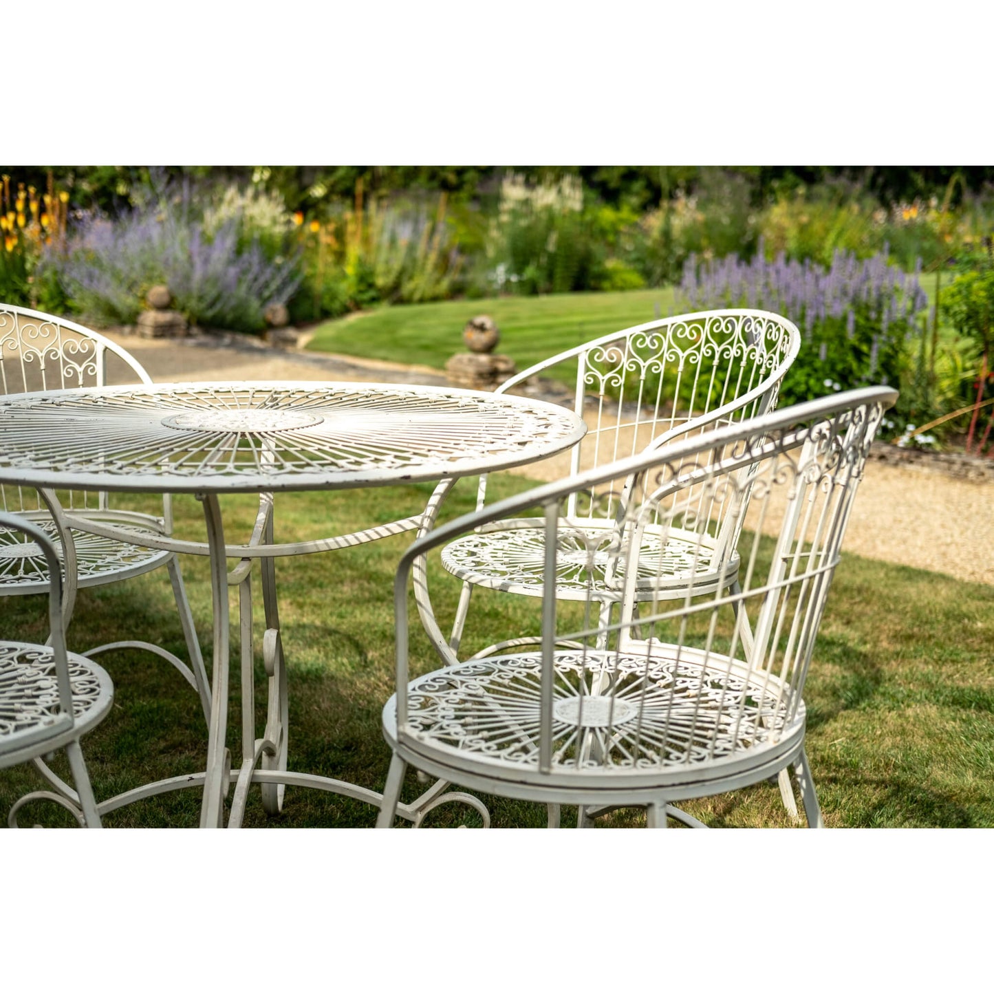 Blaisdon Cream 5 Piece Bistro Set by Ascalon - Mouse & Manor