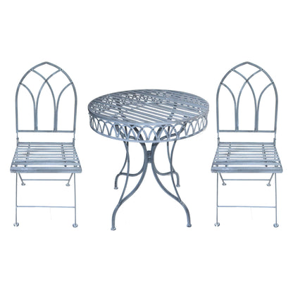 Tewksbury Gothic 3-Piece Bistro Set by Ascalon - Mouse & Manor