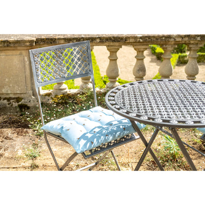 Marlboro 3 Piece Bistro Set by Ascalon in Antique Blue or Pewter - Mouse & Manor