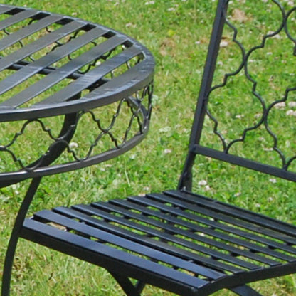 Marrakesh 3 Piece Bistro Set in Grey by Ascalon - Mouse & Manor