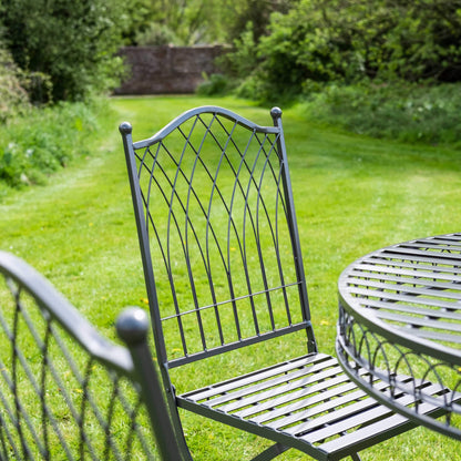 Hampton 5-Piece Bistro Set in Umber Grey by Ascalon - Mouse & Manor