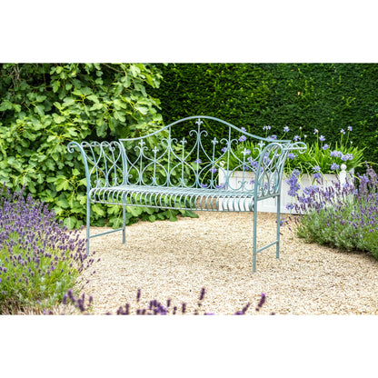 Vintage Wrought Iron Bench by Ascalon - Mouse & Manor
