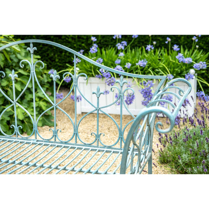 Vintage Wrought Iron Bench by Ascalon - Mouse & Manor