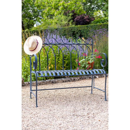 Gothic Bench in Lead Grey by Ascalon - Mouse & Manor