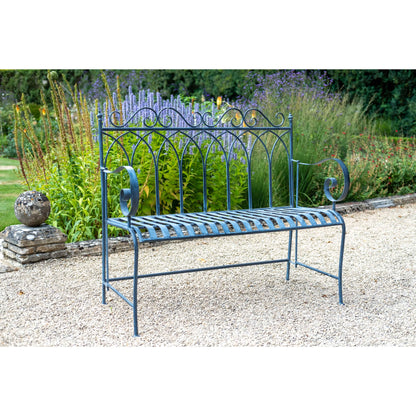 Gothic Bench in Lead Grey by Ascalon - Mouse & Manor