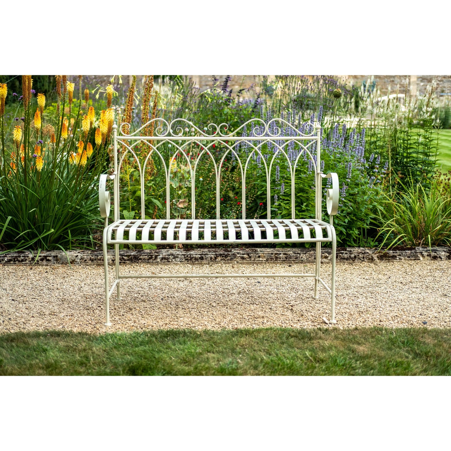 Gothic Bench in Cream by Ascalon - Mouse & Manor