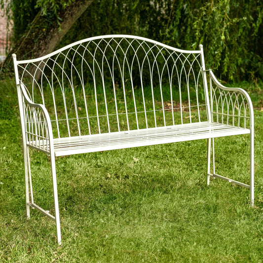Hampton Bench in Cream by Ascalon - Mouse & Manor