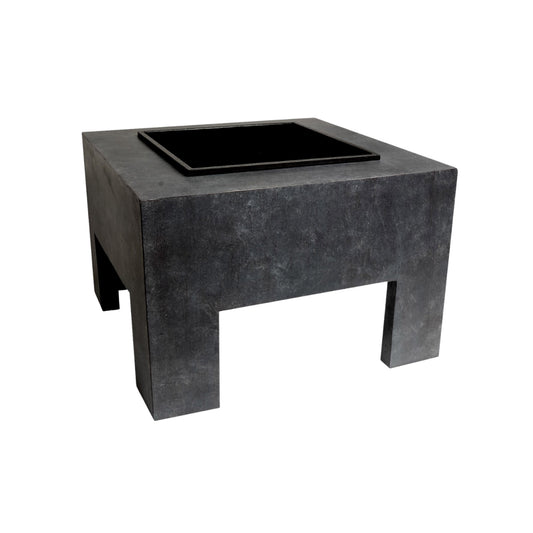 Square Fire Pit Granite Finish by Ivyline - Mouse & Manor