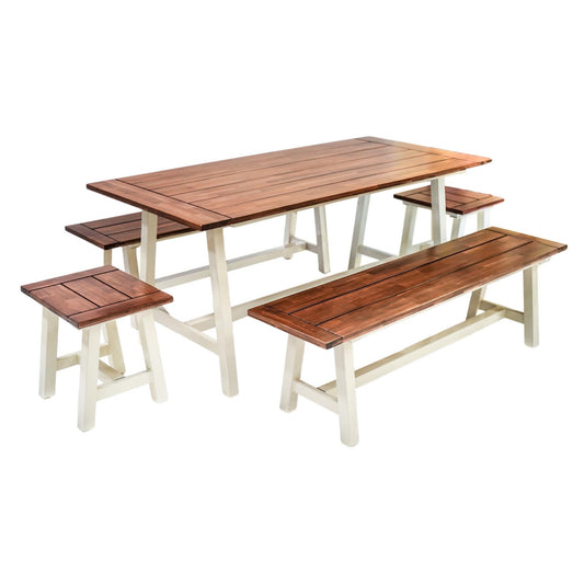Broadway Acacia Wood 5 Piece Garden Furniture Set by Ivyline - Mouse & Manor