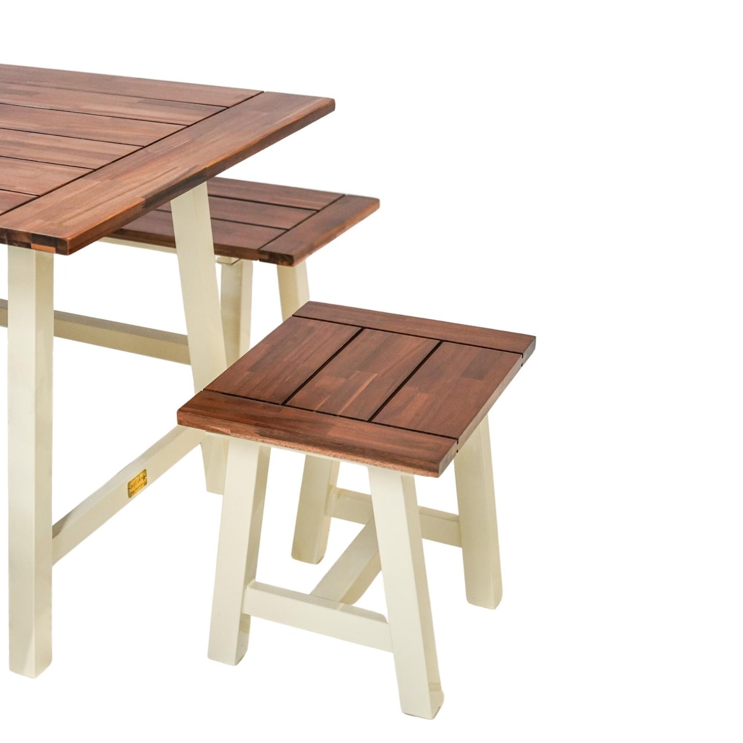 Broadway Acacia Wood 5 Piece Garden Furniture Set by Ivyline - Mouse & Manor