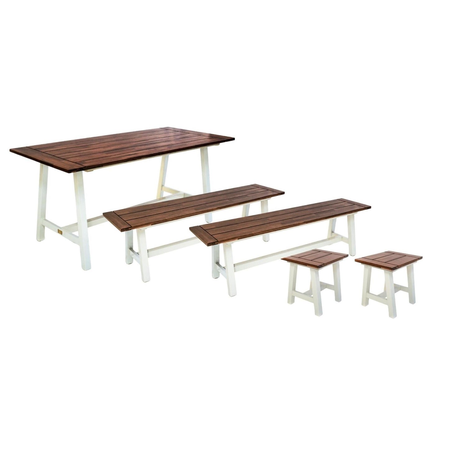 Broadway Acacia Wood 5 Piece Garden Furniture Set by Ivyline - Mouse & Manor