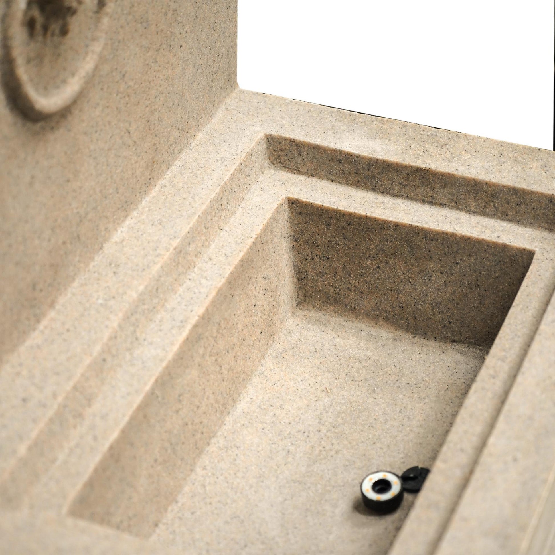 Lion Water Feature Sandstone Outdoor by Ivyline - Mouse & Manor