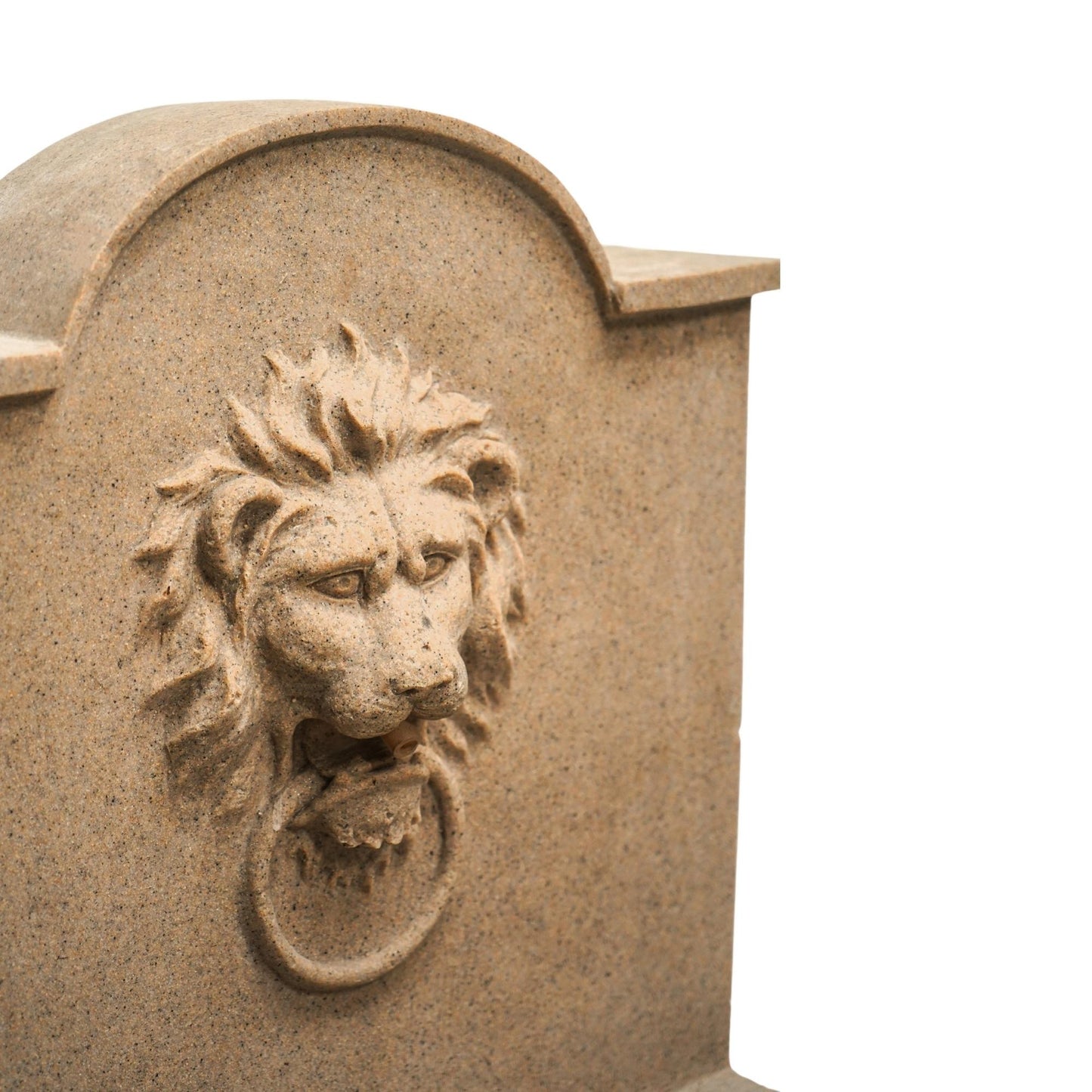 Lion Water Feature Sandstone Outdoor by Ivyline - Mouse & Manor