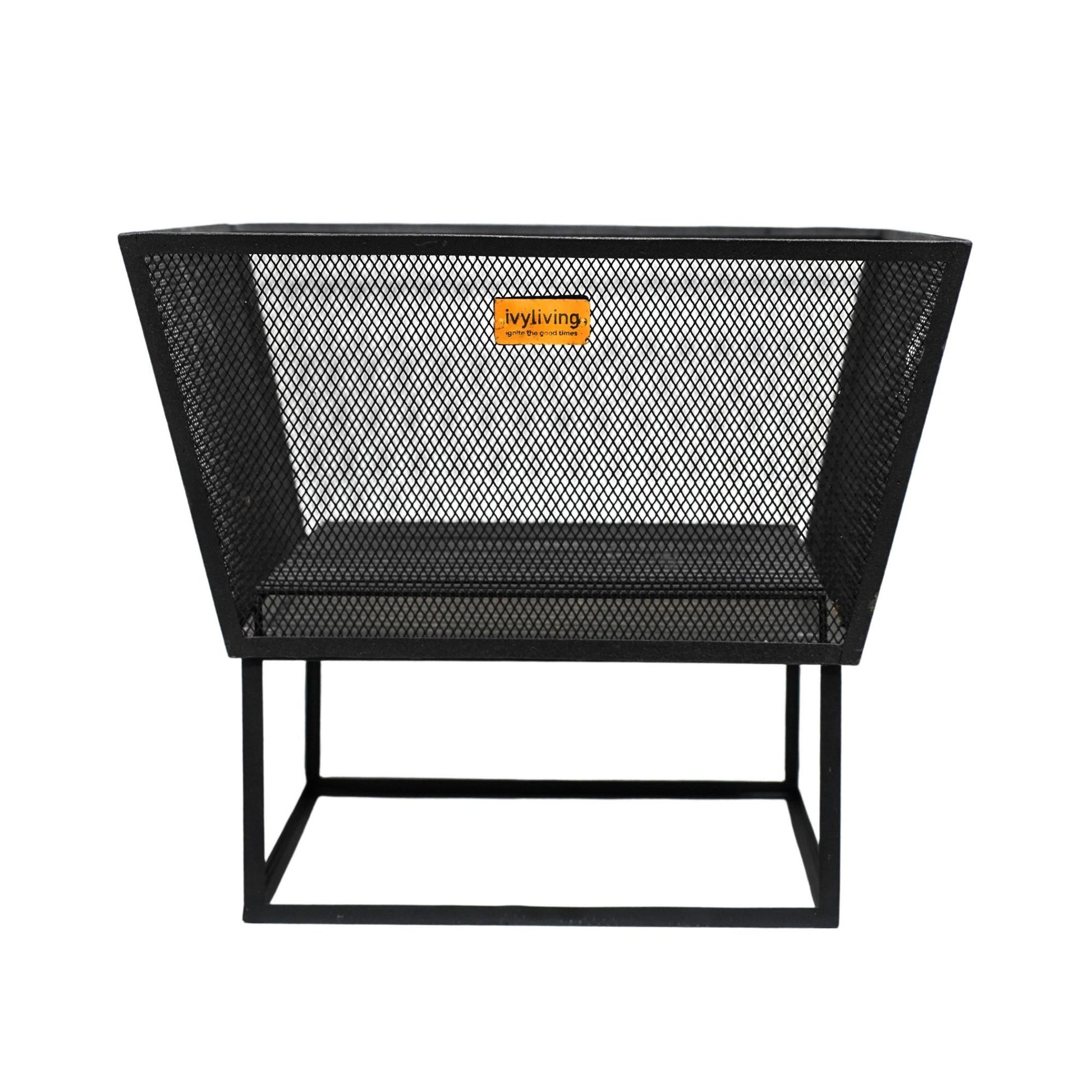 Norfolk Outdoor Fire Pit Black Iron by Ivyline - Mouse & Manor