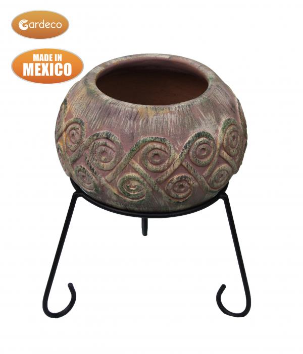 Aestrel Large Celtic-Themed Fire Bowl by Gardeco - Mouse & Manor