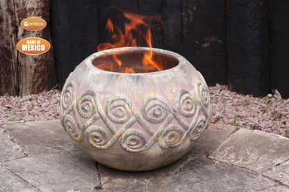 Aestrel Large Celtic-Themed Fire Bowl by Gardeco - Mouse & Manor