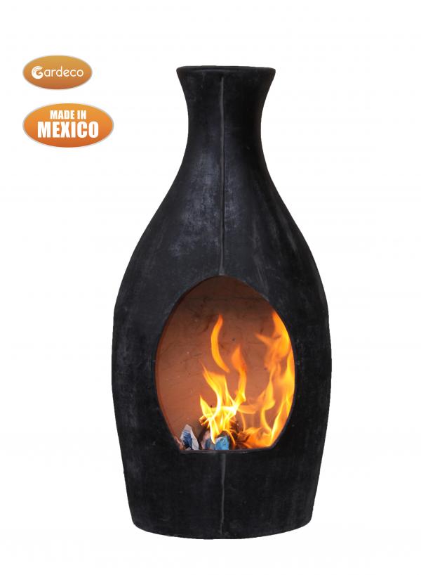 Botella Large Mexican Clay Chimenea by Gardeco - Mouse & Manor