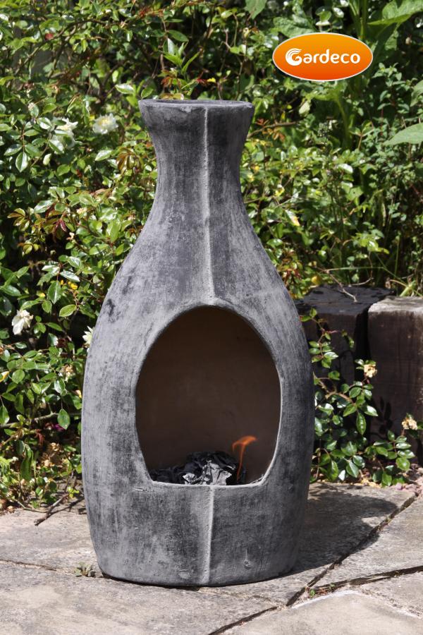 Botella Large Mexican Clay Chimenea by Gardeco - Mouse & Manor