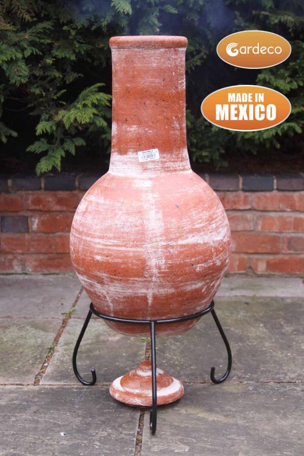 Sol Large Mexican Clay Chimenea by Gardeco - Mouse & Manor