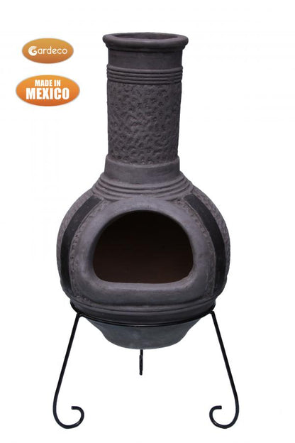 Linea Extra-Large Mexican Clay Chimenea by Gardeco - Mouse & Manor