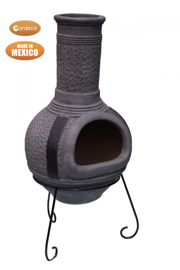 Linea Extra-Large Mexican Clay Chimenea by Gardeco - Mouse & Manor