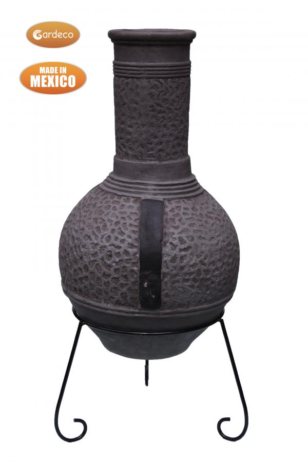 Linea Extra-Large Mexican Clay Chimenea by Gardeco - Mouse & Manor