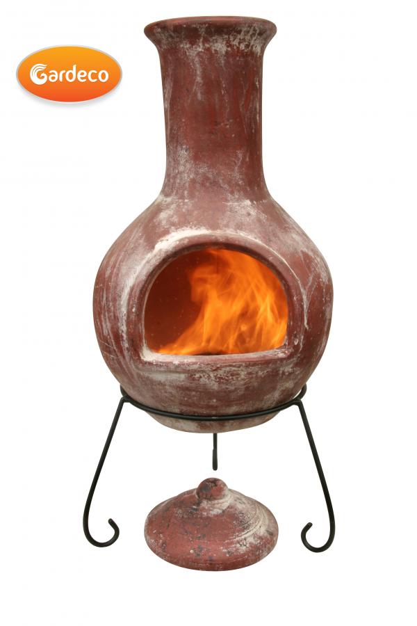 Colima Extra-Large Mexican Clay Chimenea by Gardeco (Various Colours Available) - Mouse & Manor