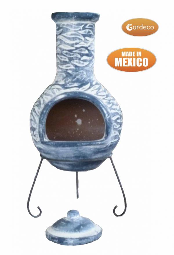 Olas Extra-Large Mexican Clay Chimenea by Gardeco - Mouse & Manor