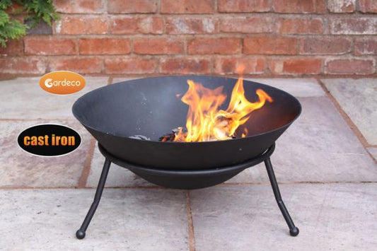 Emrys Cast Iron Fire Bowl by Gardeco - Mouse & Manor