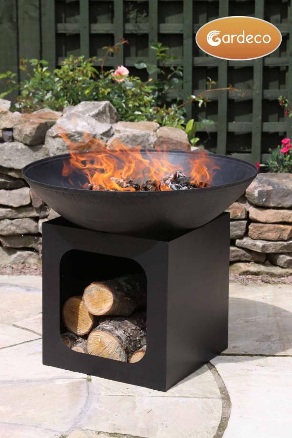 Isla Steel Fire Bowl by Gardeco - Mouse & Manor