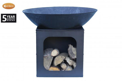 Isla Steel Fire Bowl by Gardeco - Mouse & Manor