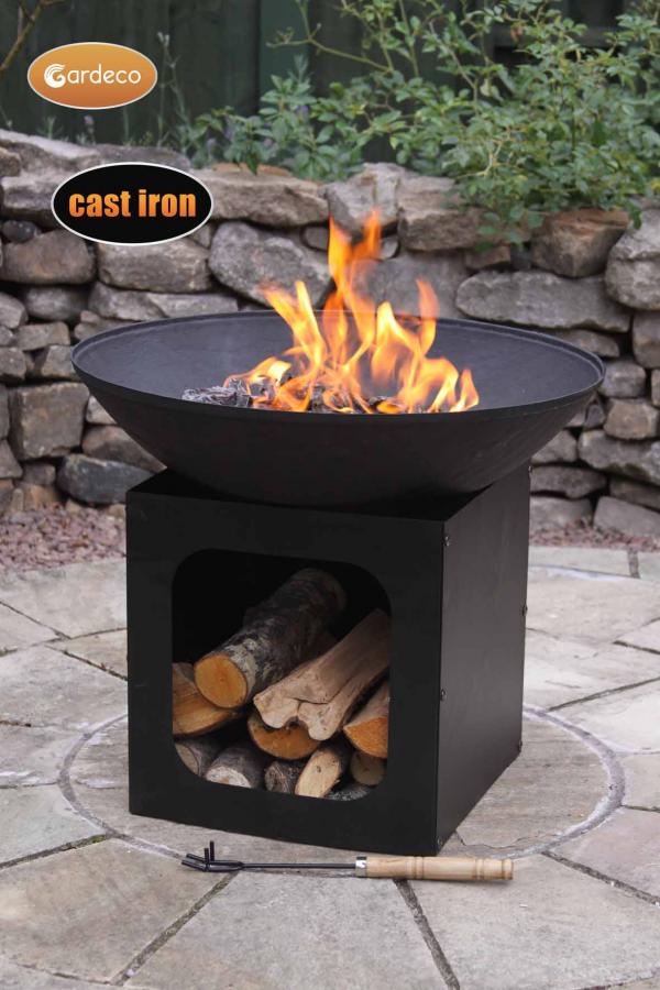 Isla Steel Fire Bowl by Gardeco - Mouse & Manor