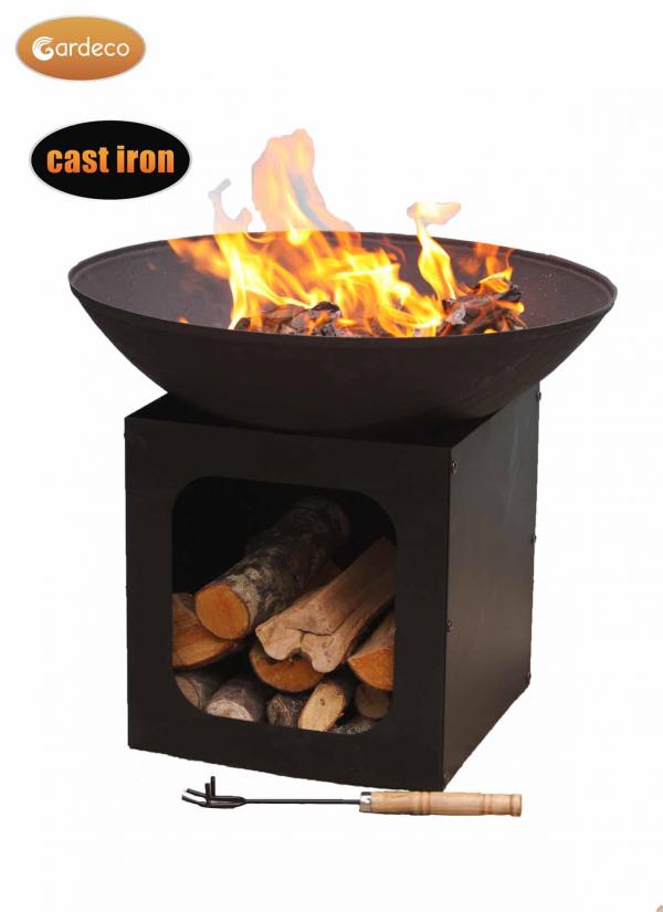 Isla Steel Fire Bowl by Gardeco - Mouse & Manor